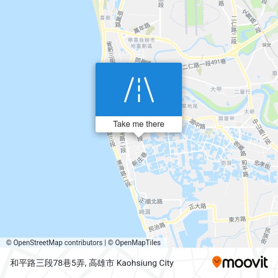 和平路三段78巷5弄地圖