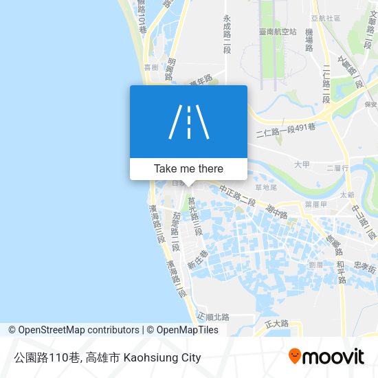 公園路110巷 map
