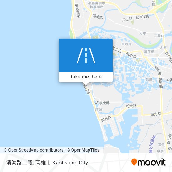 濱海路二段 map