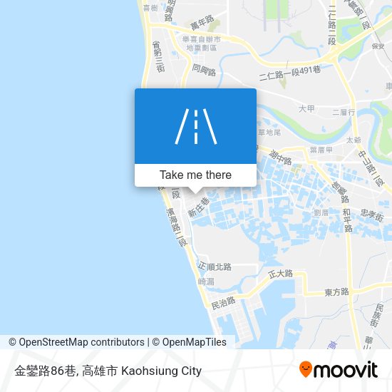 金鑾路86巷 map