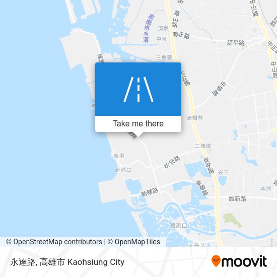 永達路 map