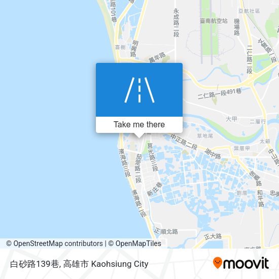 白砂路139巷 map