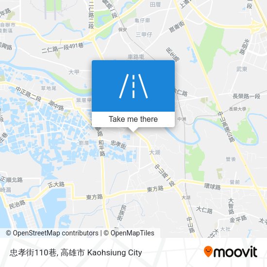 忠孝街110巷 map