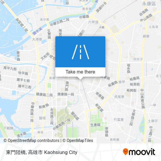 東門陸橋 map