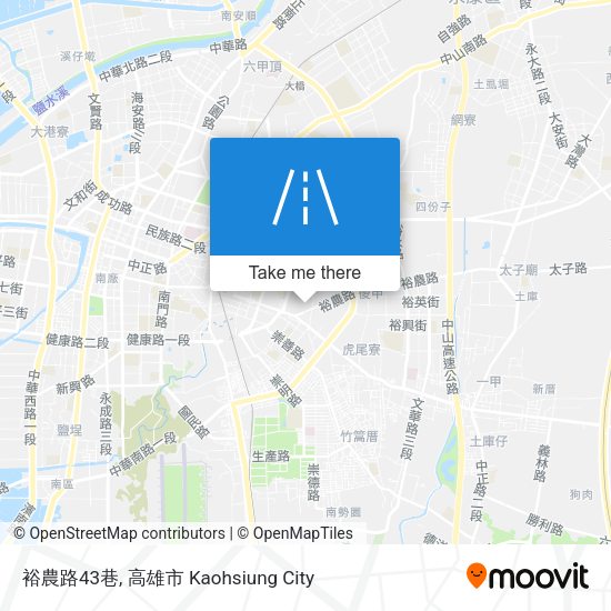 裕農路43巷 map