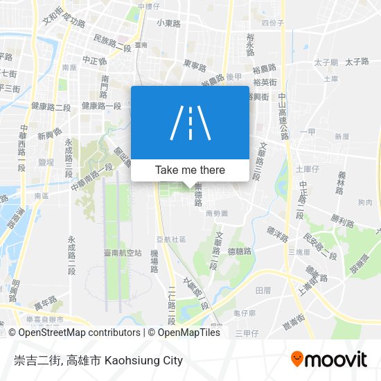 崇吉二街地圖