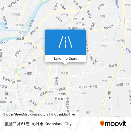 復國二路61巷地圖