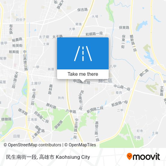 民生南街一段 map