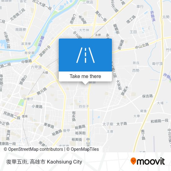 復華五街 map