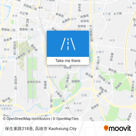 保生東路218巷地圖