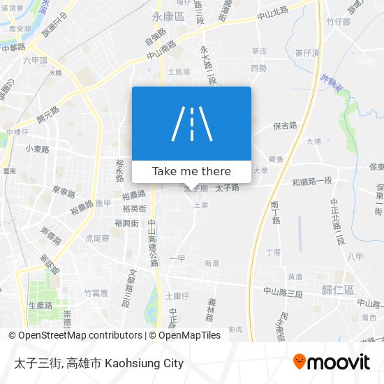 太子三街地圖