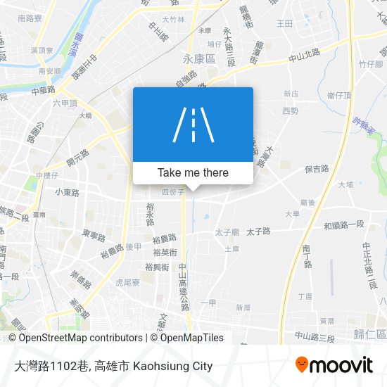 大灣路1102巷地圖