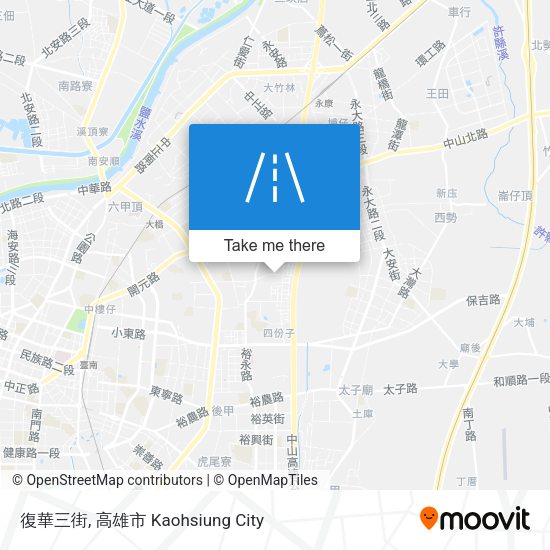 復華三街 map