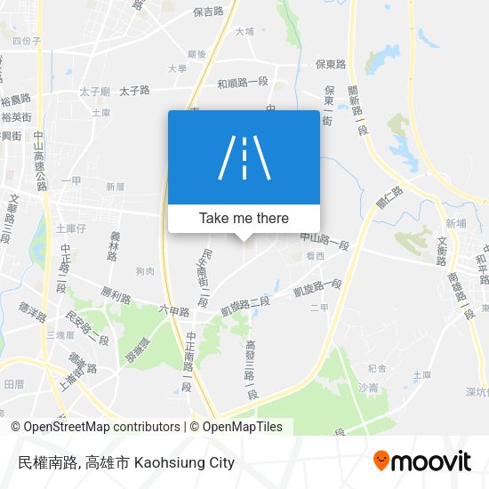 民權南路 map