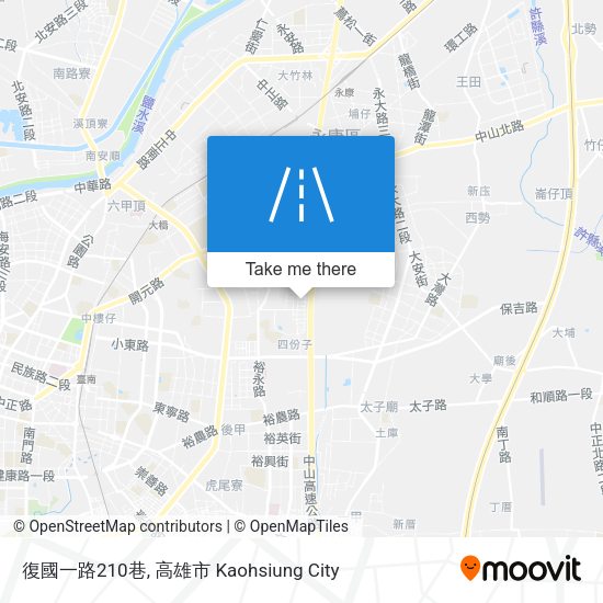 復國一路210巷 map