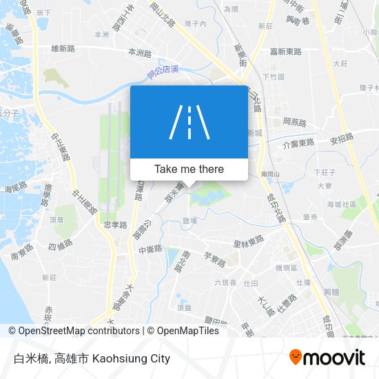 白米橋地圖