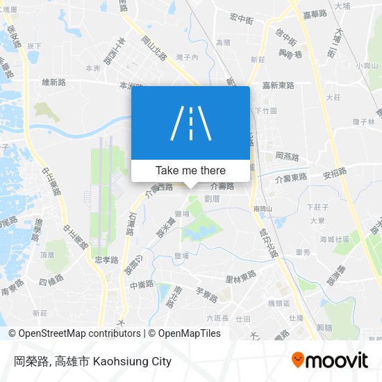 岡榮路 map