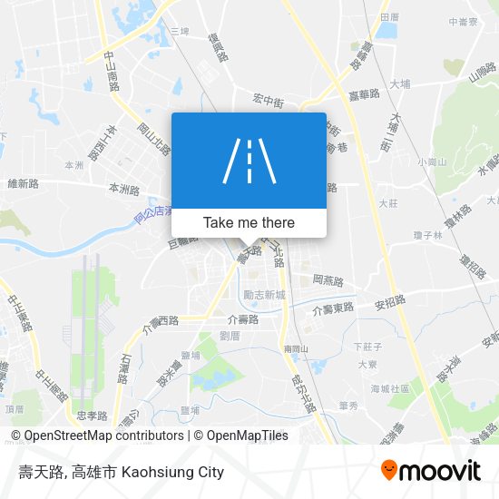 壽天路 map