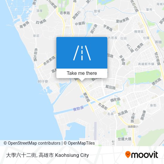 大學六十二街地圖