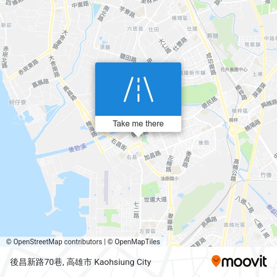 後昌新路70巷 map