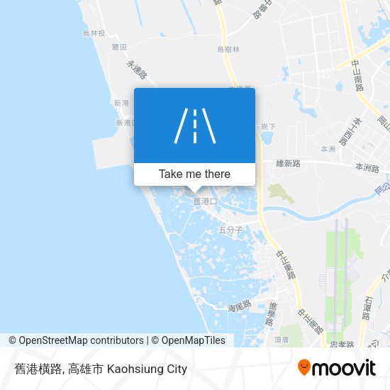 舊港橫路地圖