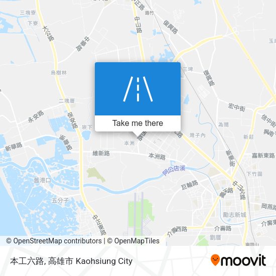 本工六路 map