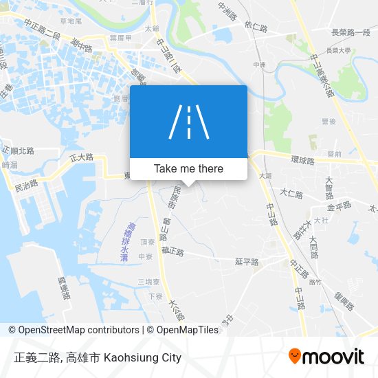 正義二路 map
