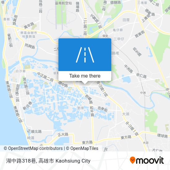 湖中路318巷地圖