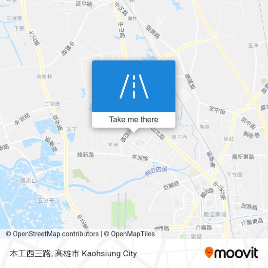 本工西三路地圖