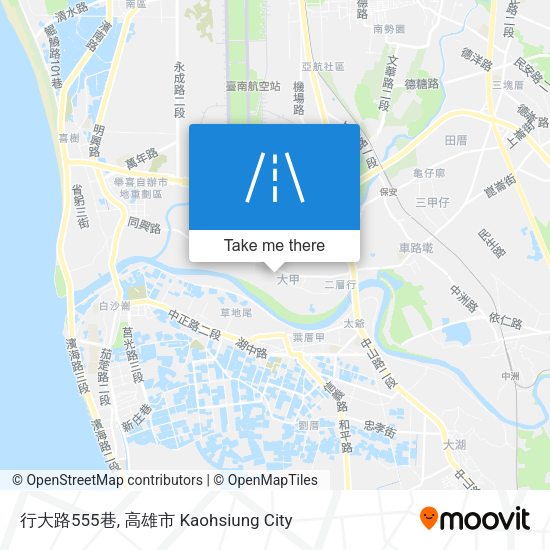 行大路555巷 map