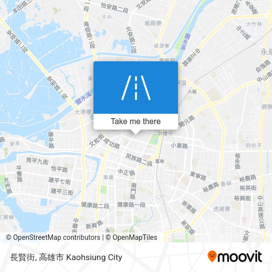 長賢街 map