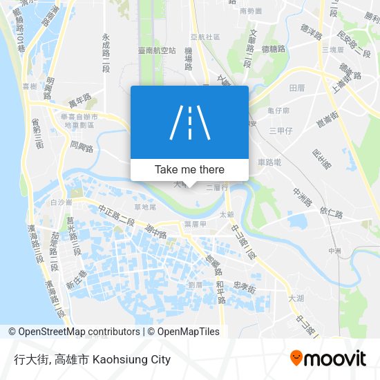 行大街地圖