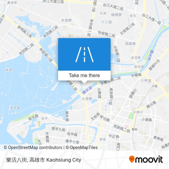 樂活八街 map