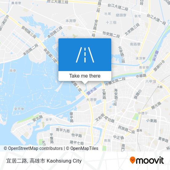 宜居二路 map