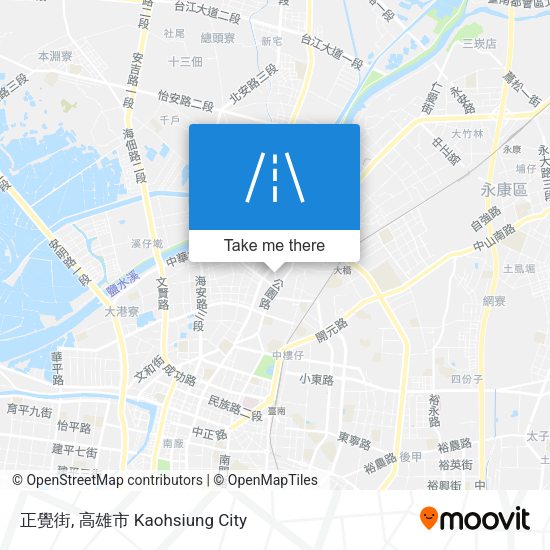 正覺街 map