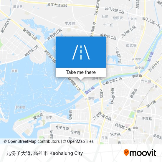 九份子大道 map