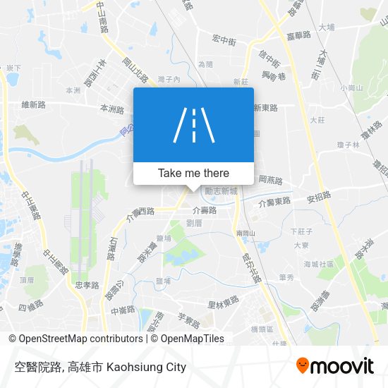 空醫院路 map