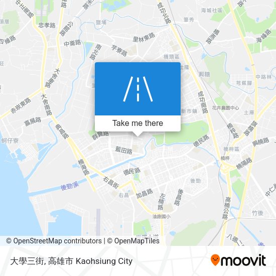 大學三街 map