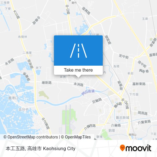 本工五路 map
