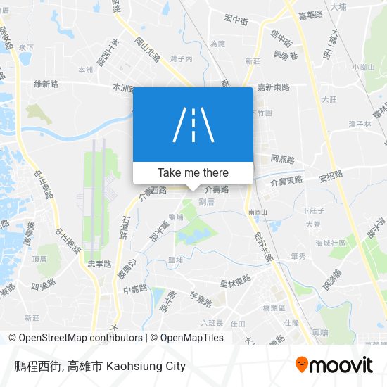 鵬程西街 map