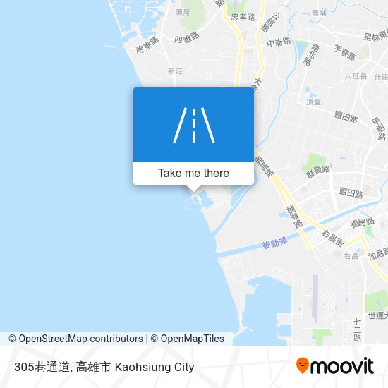 305巷通道 map