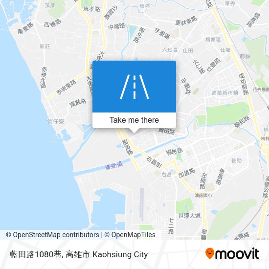 藍田路1080巷地圖