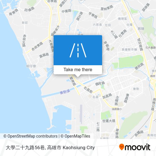 大學二十九路56巷 map