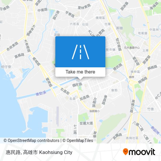 惠民路 map