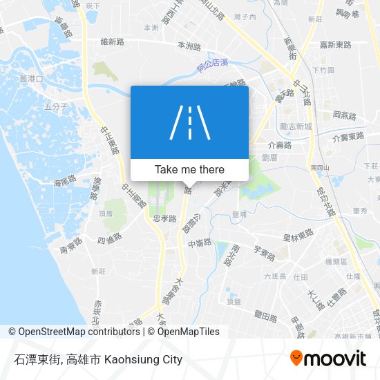 石潭東街 map
