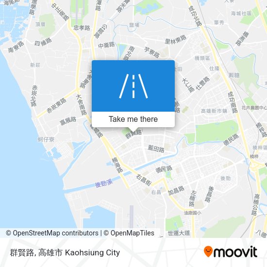 群賢路 map