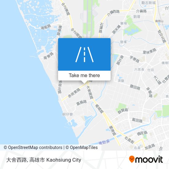 大舍西路 map