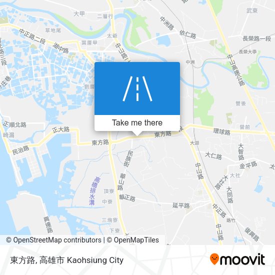 東方路地圖