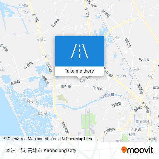 本洲一街地圖