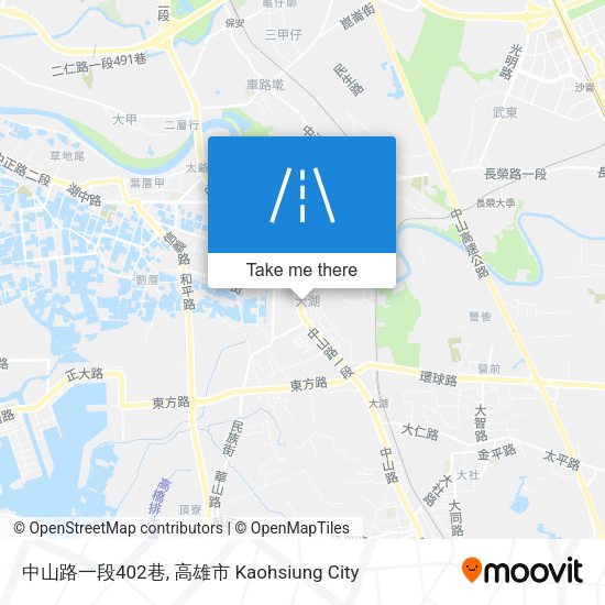中山路一段402巷地圖